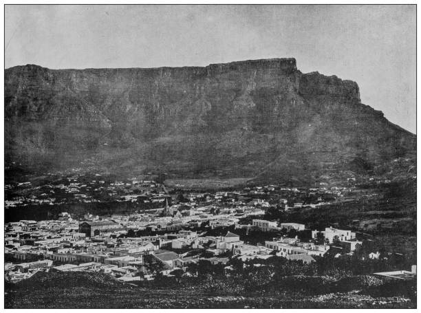 istock Antique black and white photograph: Cape Town 1263859160