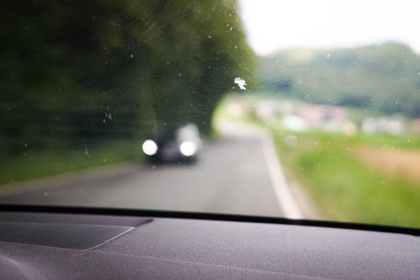 istock oncoming traffic - driving a car 1263864075
