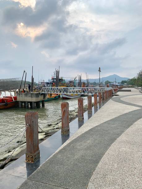 istock Jetty Tanjung Api for fisherman’s boat 1263870823