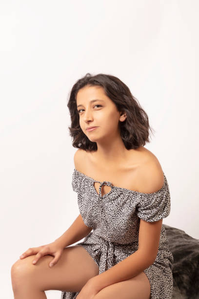 istock Young beautiful woman poses passionate poses. 1263871956