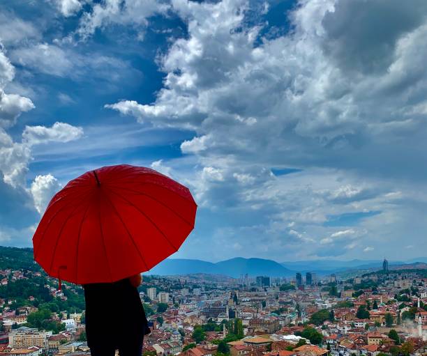 istock City view, skyscape, cityscape,umbrella 1263876741