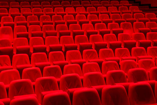 istock Red seats in theather 1263876980