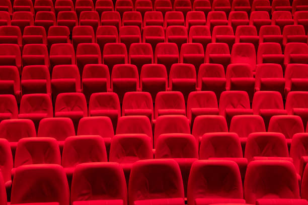 istock Red seats in theather 1263877356