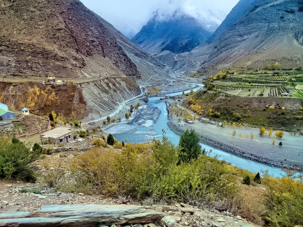 istock Village on a mountains 1263881562