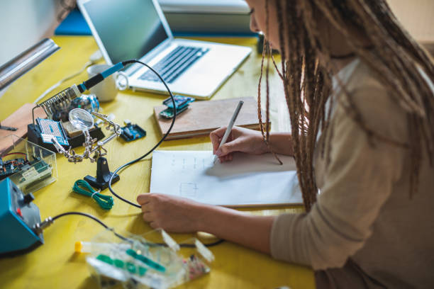 istock Woman engineer working stock photo 1263881782