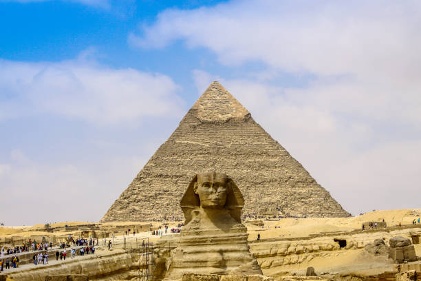 istock Sphinx and the Great Pyramid in Egypt 1263885972