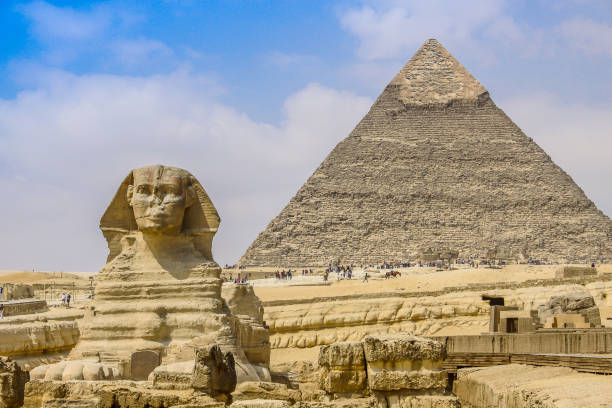 istock Sphinx and the Great Pyramid in Egypt 1263886020