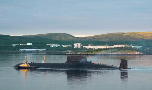 istock Russian nuclear submarine Dmitry Donskoy. 1263891275