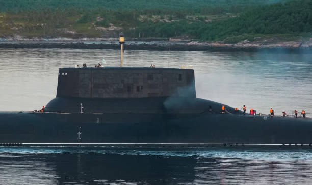 istock Russian nuclear submarine Dmitry Donskoy. 1263891280