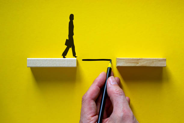 istock Business teamwork and cooperation concept. Beautiful yellow background, copy space. 1263905423