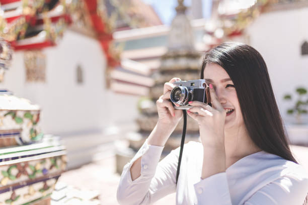 istock Journey girl in temple 1263906930