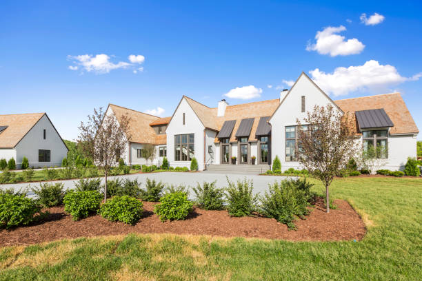 istock Stunning modern yet classic looking house 1263908173
