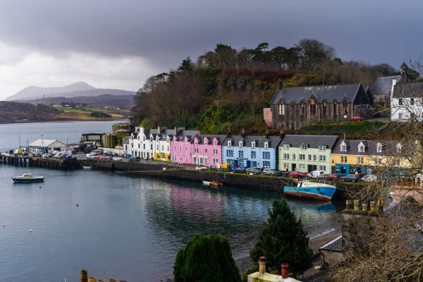 istock Colorful buildings at waterfront, Scotland 1263908846