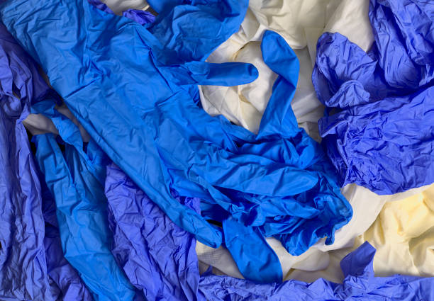 istock Surgical gloves worn during coronavirus 1263913840