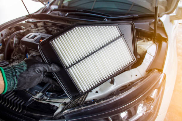 istock New car air filter in the hands of technicians 1263915788