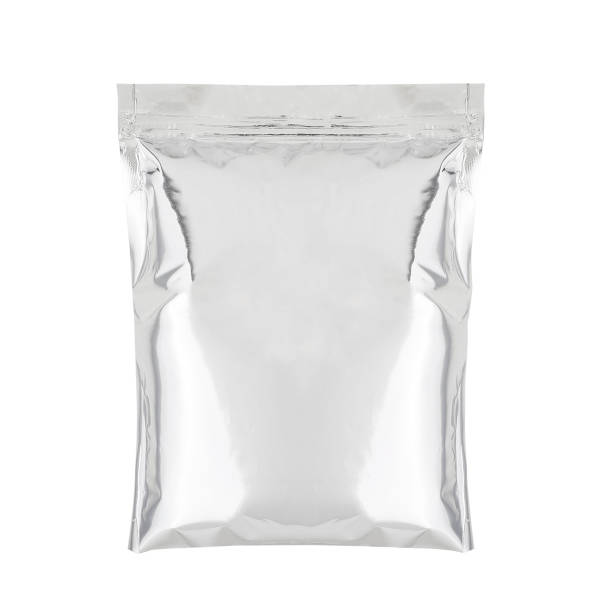 istock Foil package bag isolated on white background with clipping path 1263925691