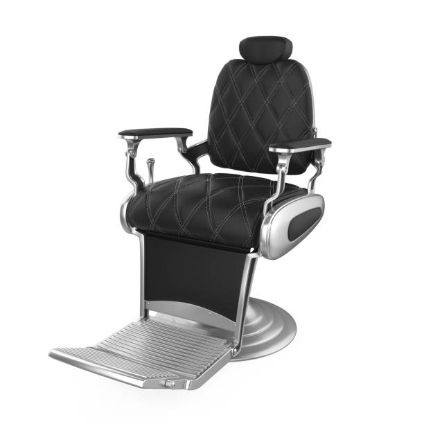 istock Barber Chair Isolated 1263928120