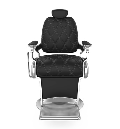 Barber Chair isolated on white background. 3D render