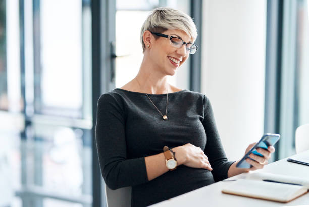 istock Managing her duties in the office before she leaves 1263928198
