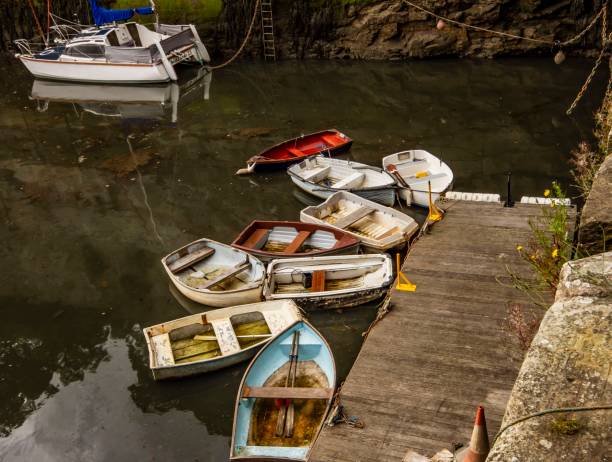 istock Tiny Boats Of Dysart Harbour, Scotland. 1263932747
