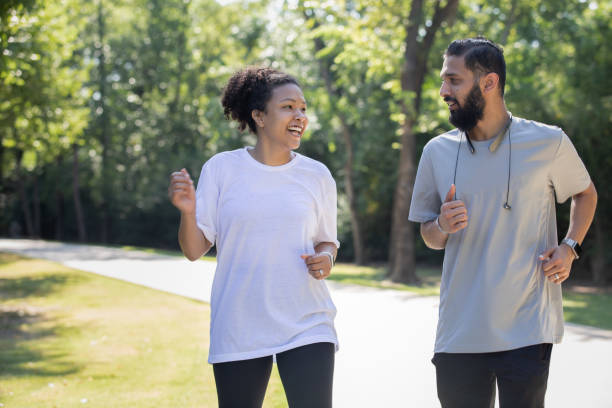 istock Couple enjoying some outdoor exercise 1263932882