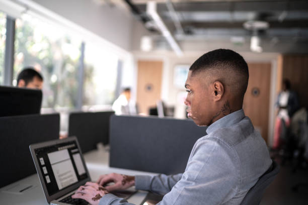 istock Businessman working in the office 1263934237