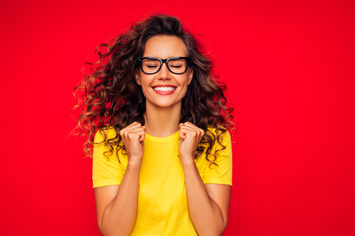 Attractive smiling young woman