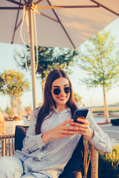 istock Young woman in cafe 1263943181