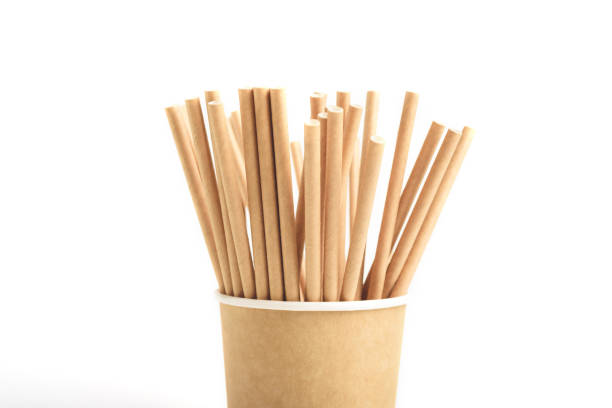 istock Zero waste coffee paper cup on the white background. 1263943531