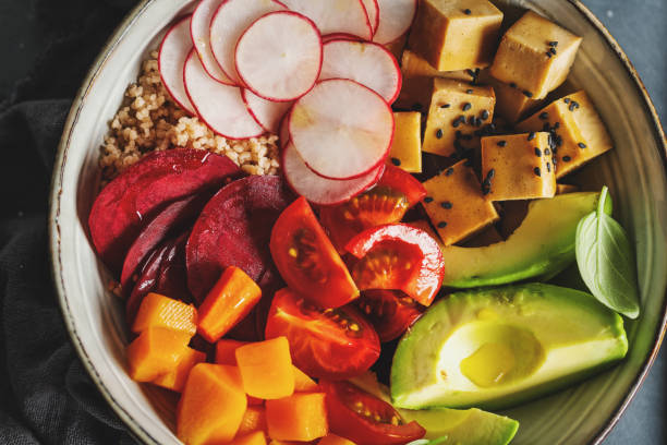 istock Freshmade vegan vegetarian bowl 1263944459