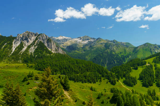 istock Mountain landscape along the road to Crocedomini pass 1263946490