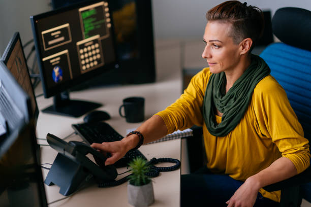 istock Businesswoman working in the office 1263961264