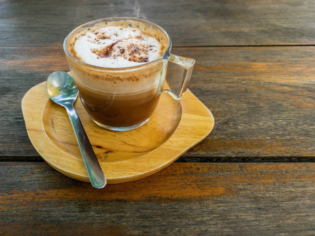istock Hot mocha coffee with spoon 1263962420