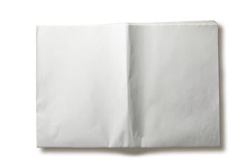 background texture of white crumpled paper
