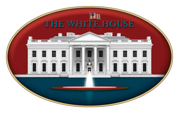 istock The White House Design on Red & Blue 1263968208