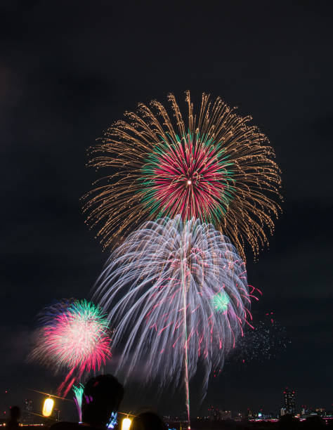 istock Fireworks display festival at Toda park 1263972655
