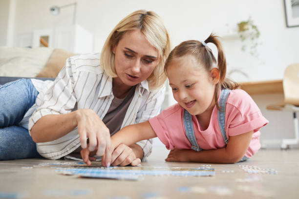istock Collecting puzzles at home 1263995640