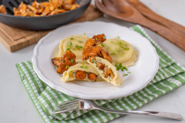 istock Ravioli with chanterelle mushrooms 1263999151