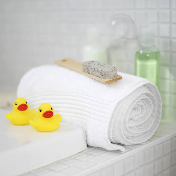 istock Bath products beside the bathtub 1264000050