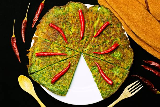 istock Acacia Omelet - Thai food. 1264003502