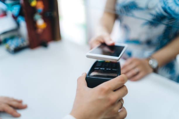 istock Making a contactless payment at the pharmacy 1264004992