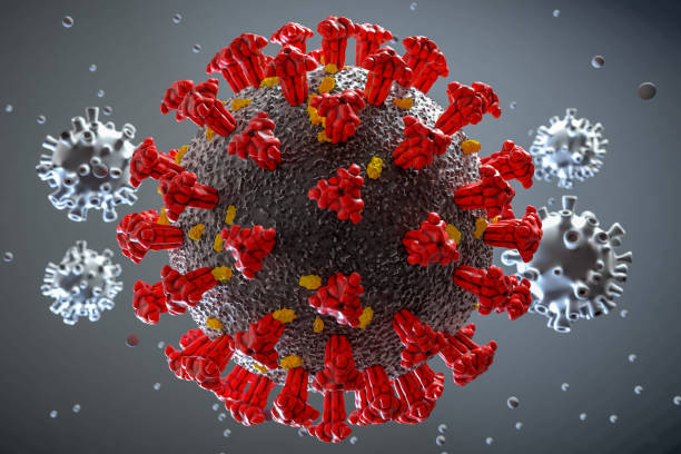 istock Virus, Bacteria, Coronavirus, Covid-19, 3D Background 1264014516
