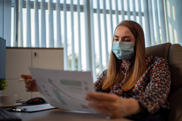 istock Businesswoman working in the office 1264014690