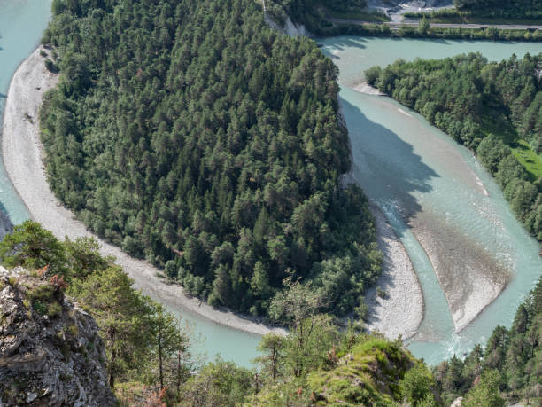 istock Top of Rhine river, Switzerland 1264029520