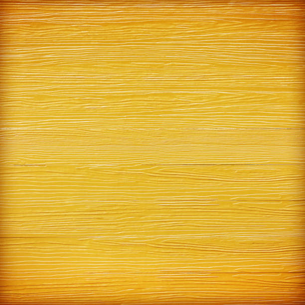 istock Gold or yellow Artificial wood wall texture background 1264057765