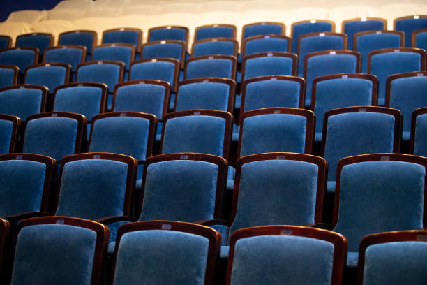 istock Empty seats in the cinema, theater 1264059195