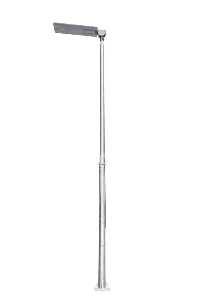 istock Street light pole isolated on a white background 1264062724