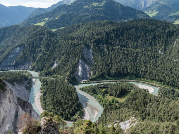 istock Top of Rhine river, Switzerland 1264063403