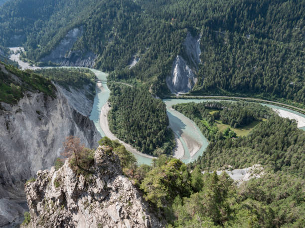 istock Top of Rhine river, Switzerland 1264064012