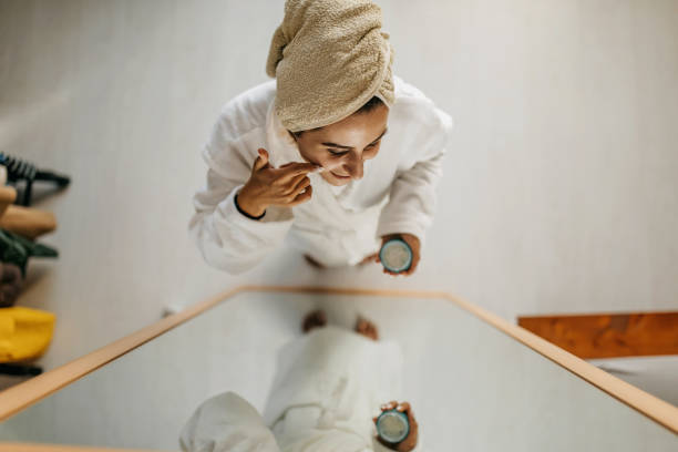 Young woman enjoying morning